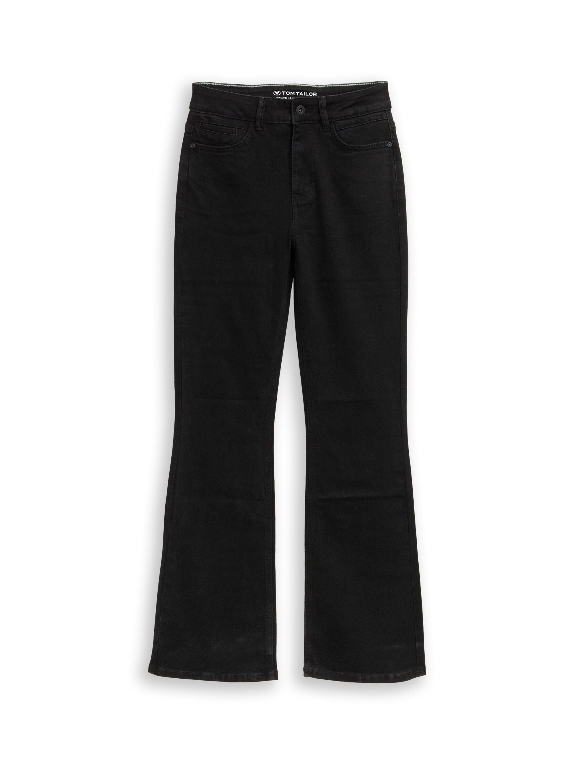 TOM TAILOR 5-Pocket-Jeans TTStella Bootcut BLACK DENIM