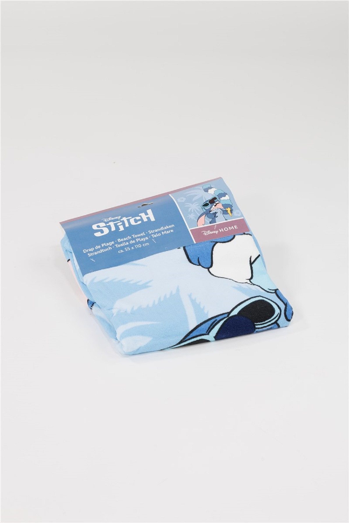 Lilo & Stitch Badeponcho für Kinder– Kapuzenhandtuch Strandponcho aus Polyester 55 x 110 cm