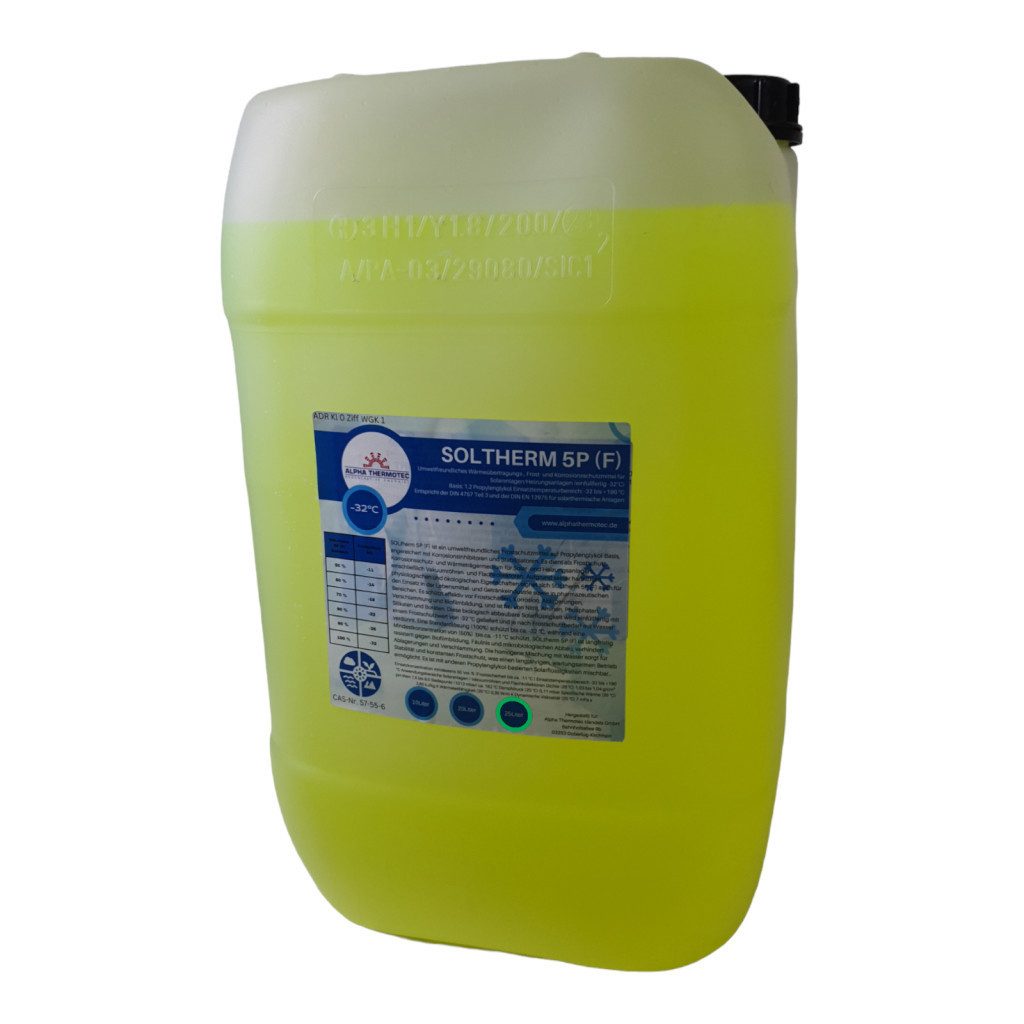 Alpha Thermotec Solarflüssigkeit Gemisch, bis -32 °C, 25 l