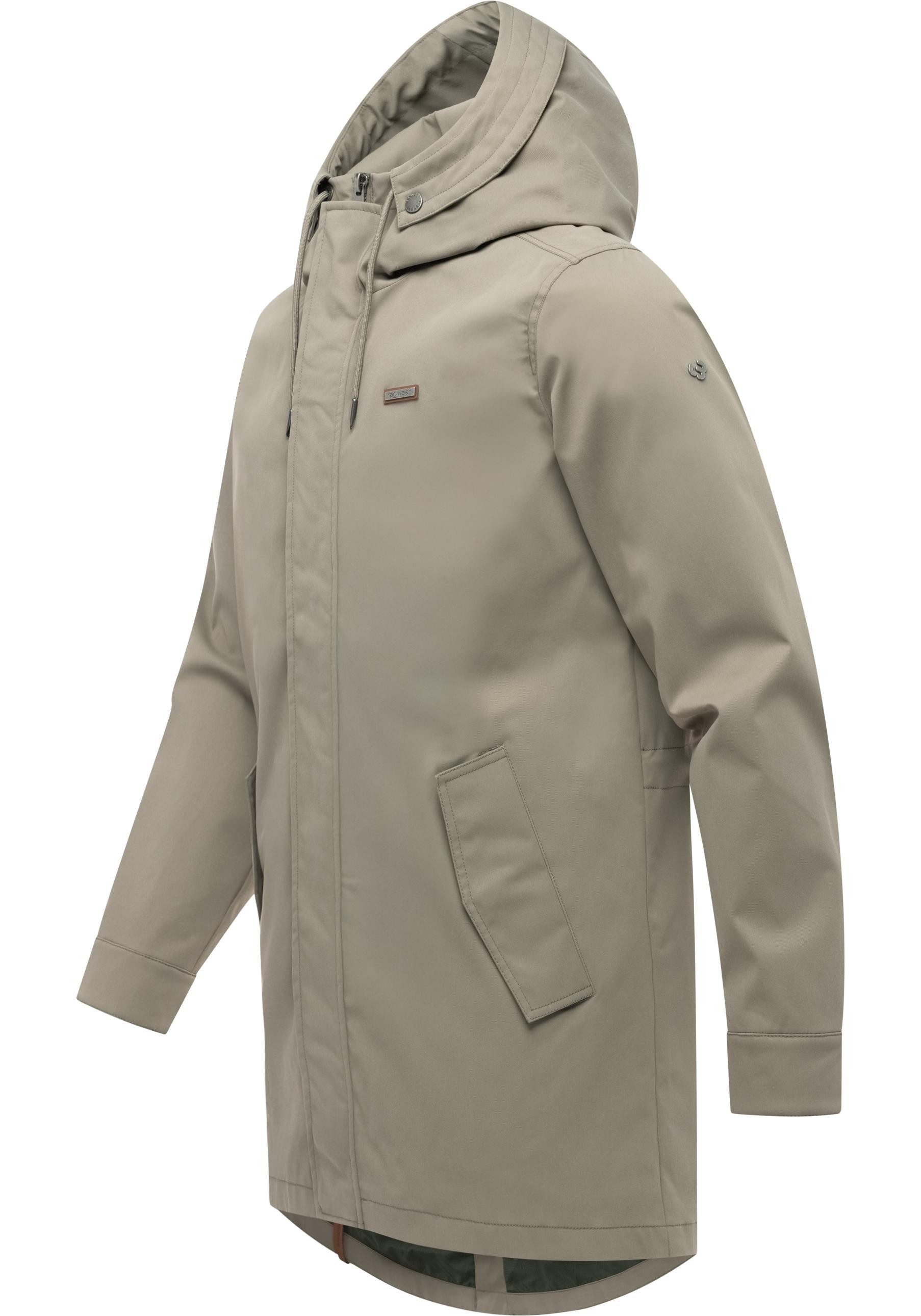 Ragwear Funktionsmantel Mr Smithem Twill YOUMODO Funktioneller Übergangsmantel mit Kapuze