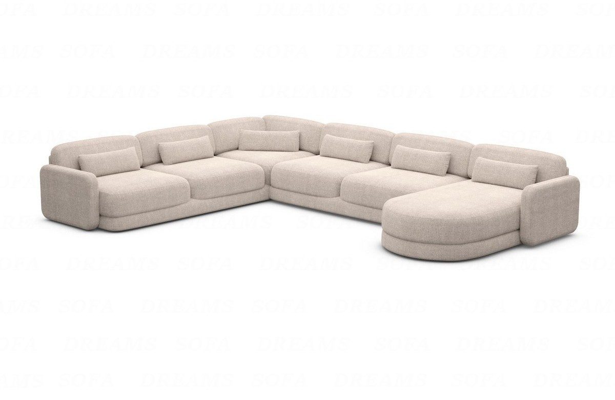 Sofa Dreams Wohnlandschaft Stoff Polstersofa Luxus günstig online kaufen