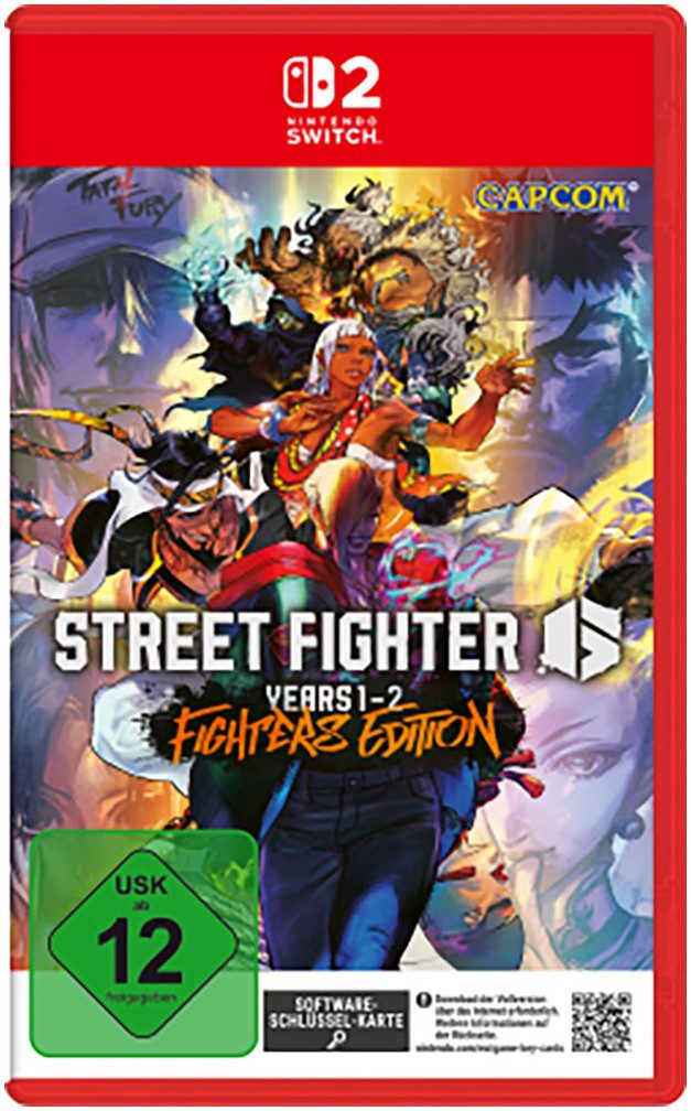 Street Fighter 6 - Years 1-2 Fighters Edition (Code in a Box), Nintendo Switch