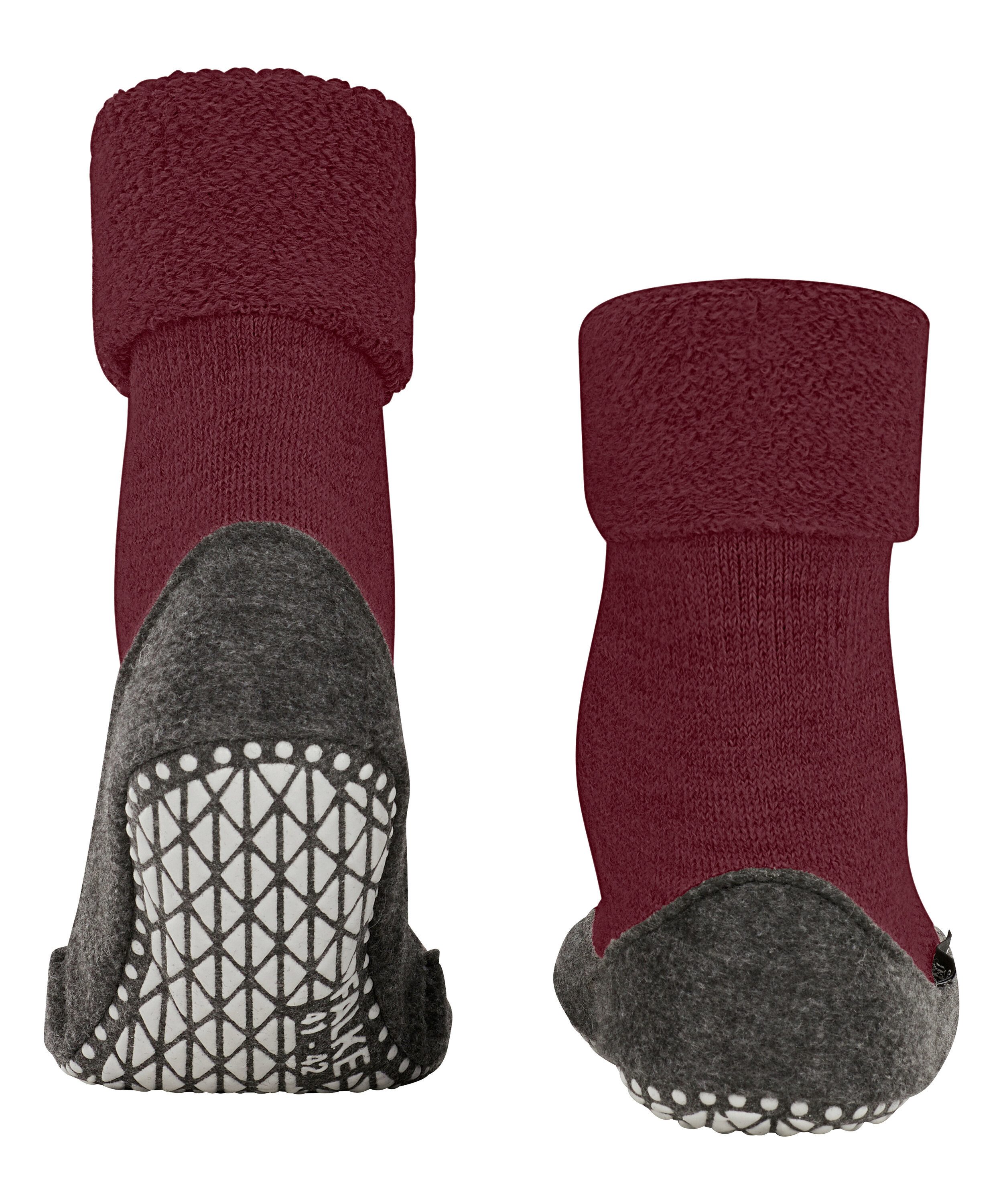 FALKE Socken Cosyshoe Hausschuhe (1-Paar) mit Merinowolle & rutschhemmender Sohle