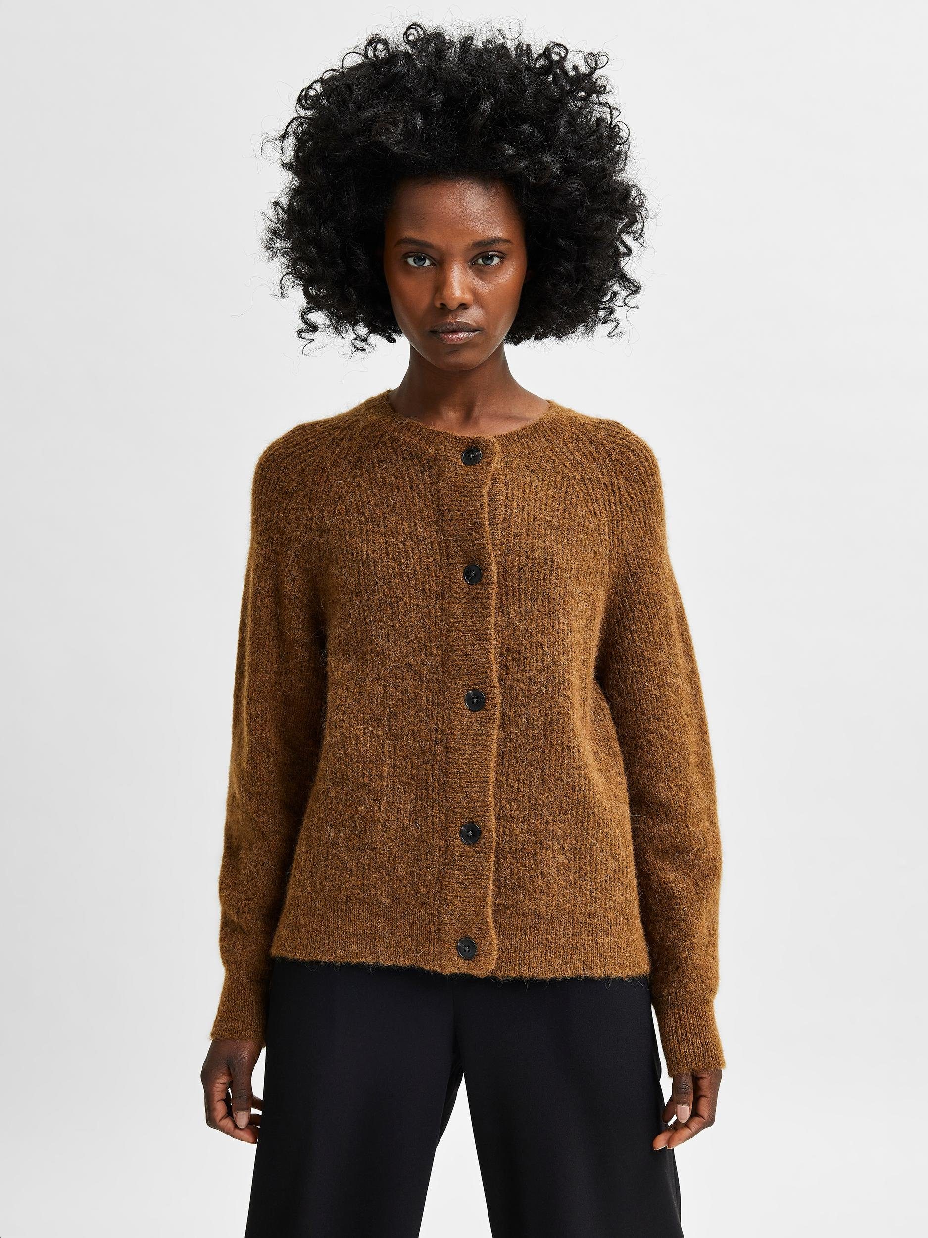 SLFLulu Detail (1-tlg) SELECTED Weiteres Strickjacke FEMME