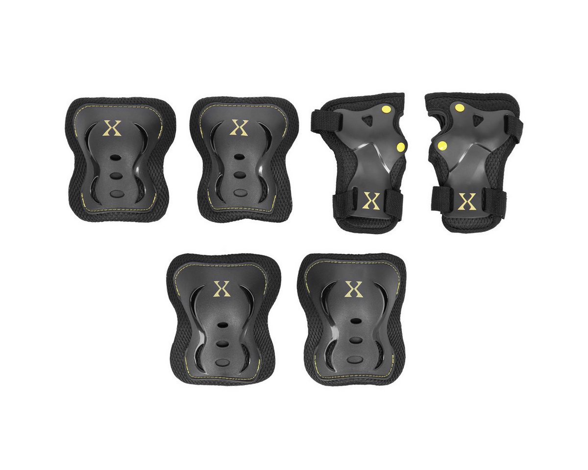 NILS EXTREME Protektoren-Set L mit Knie Ellbogen Handgelenkschutz (Spar-Set, 6-tlg)