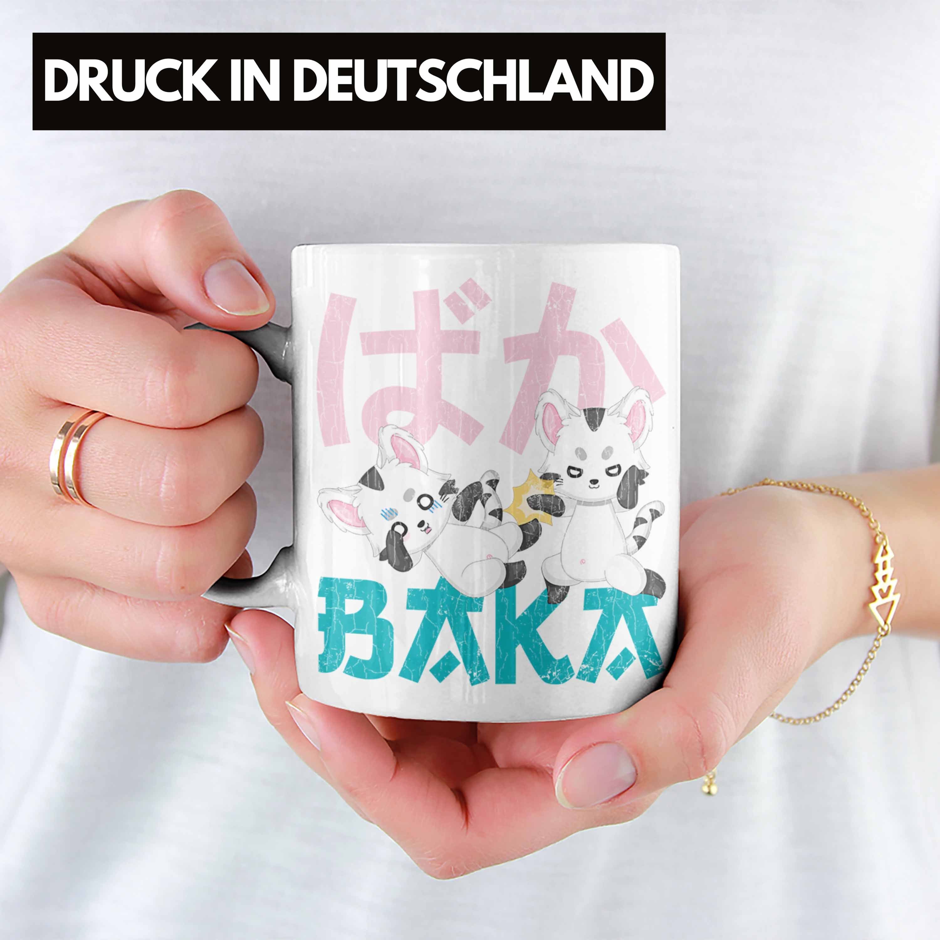 Tasse Fan - Trendation Tasse Kaffeetasse Weiss Trendation Baka Anme Spruch Geschenke Anime Geschenk Deko