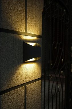 ECO-LIGHT Außen-Wandleuchte DODD, LED fest integriert