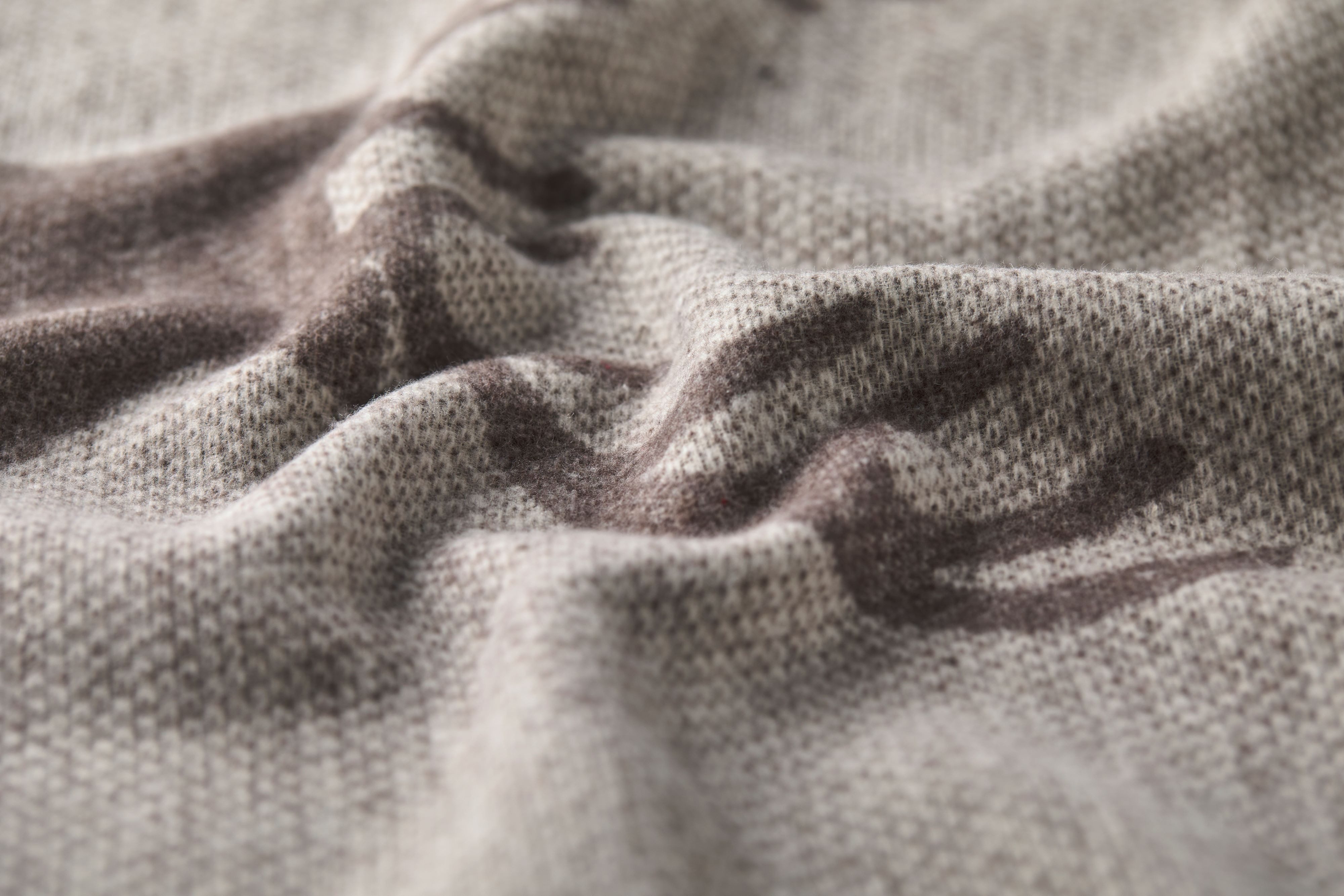 Wohndecke Luca 'Hirsch Struktur' 140 x günstig online kaufen