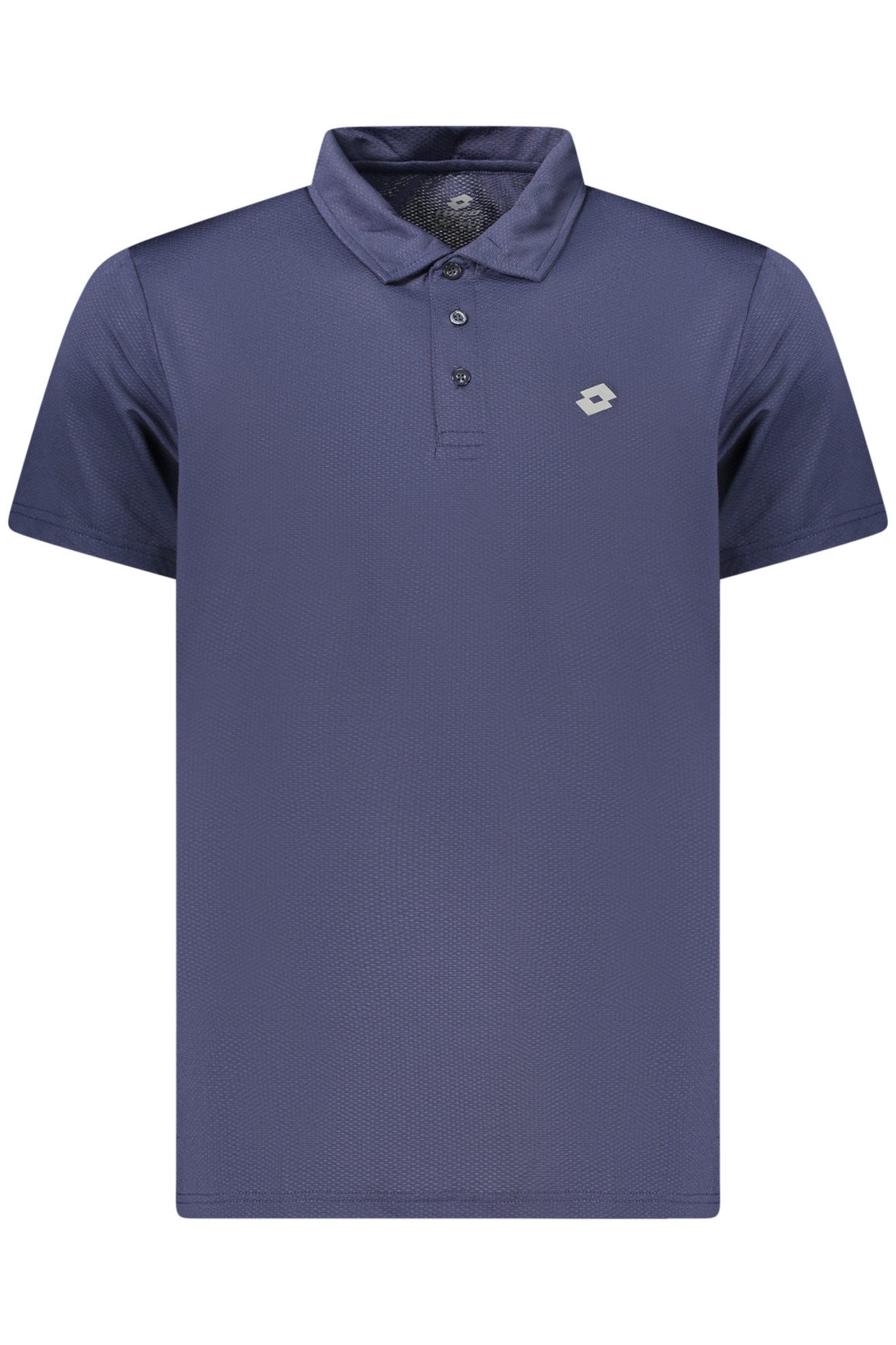 Lotto Poloshirt Herren-Kurzarm-Poloshirt Blau, Dry-Tech & 3