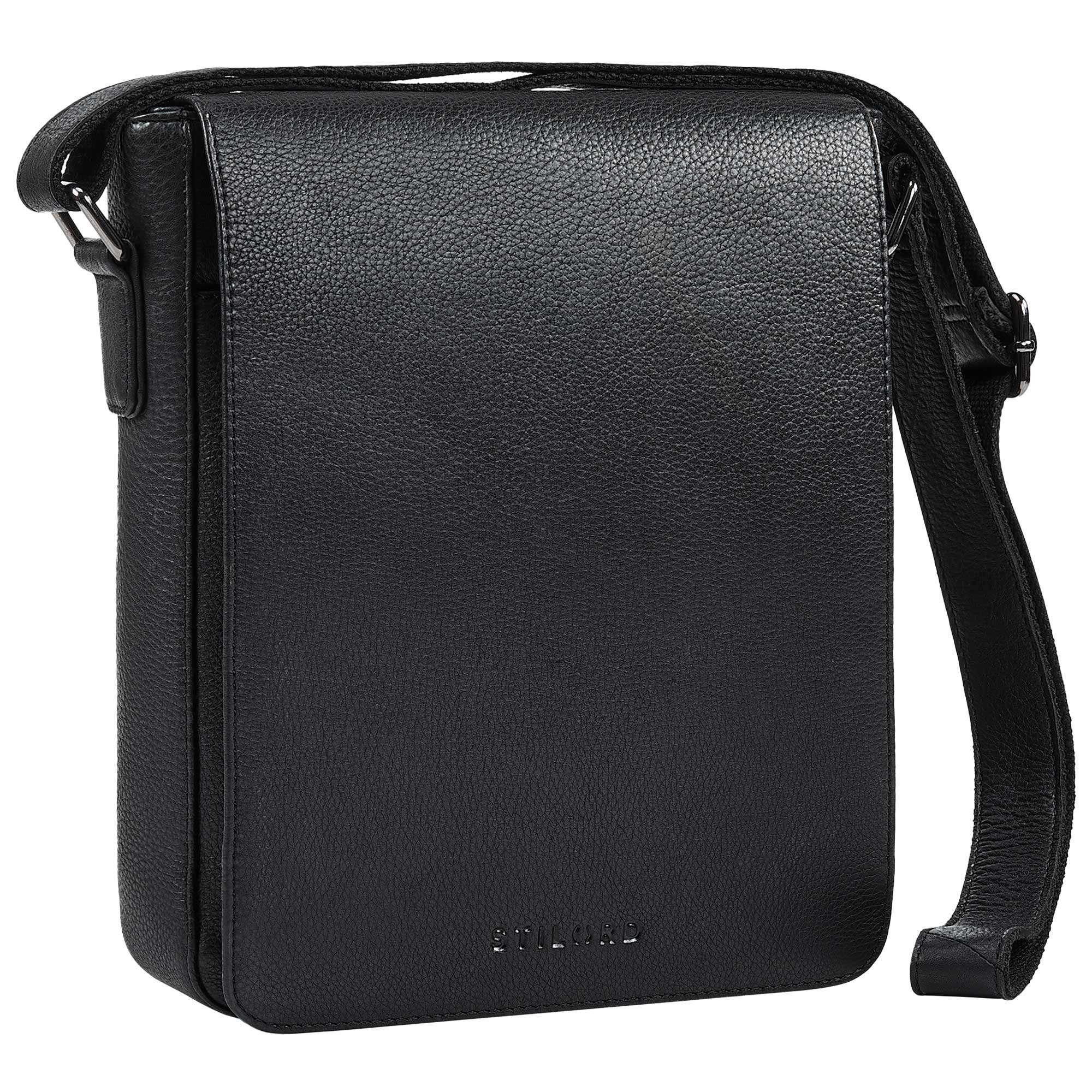 Schultertasche "Cosmo" Vintage Ledertasche Herren Umhängetasche Groß