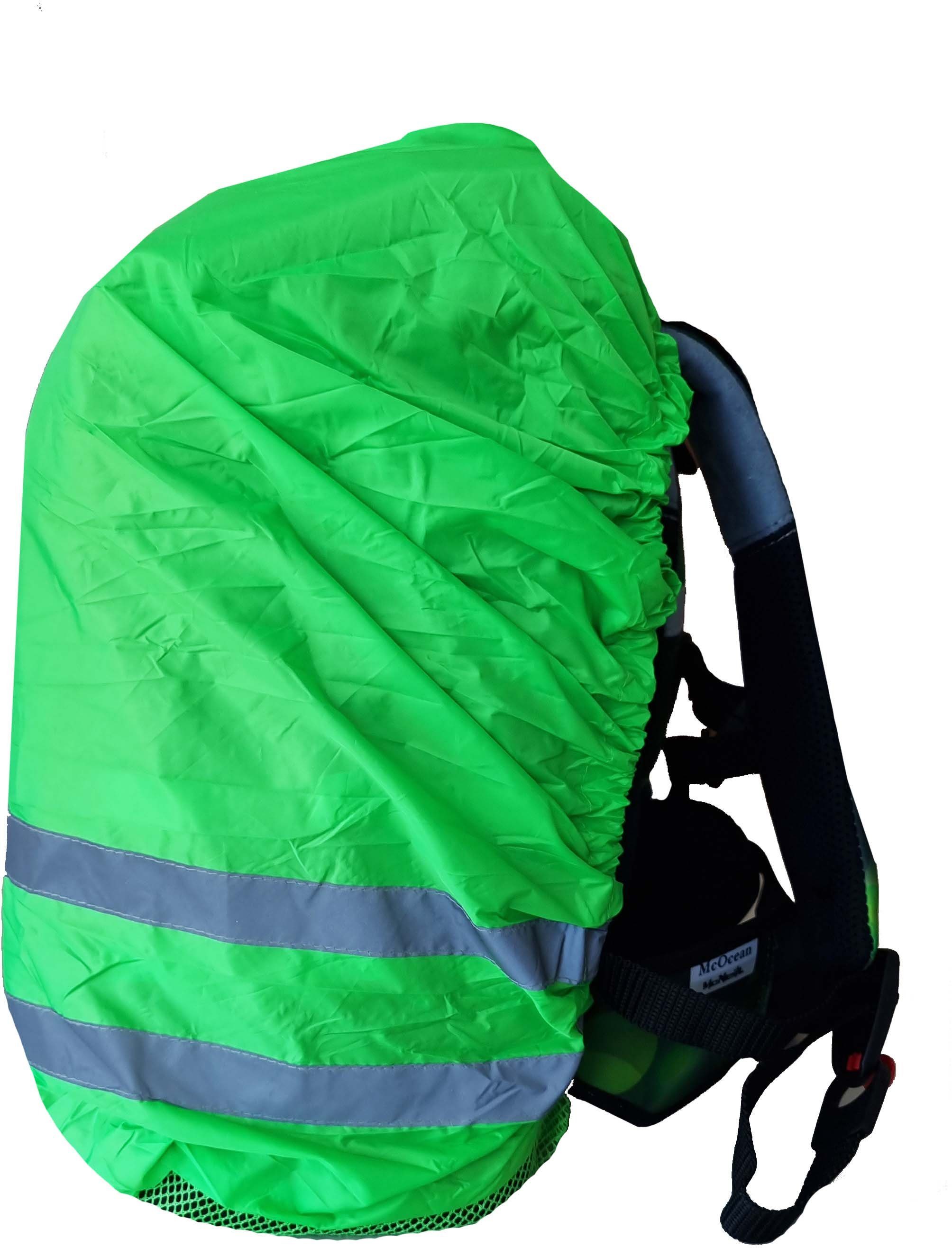 McNeill Rucksack-Regenschutz Regenhaube für McNeill Schulranzen, grün