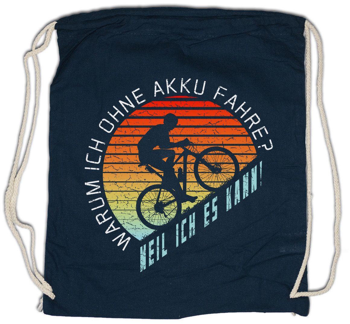 Turnbeutel Ohne Akku Turnbeutel Anti E-Bike Mountainbike Fun Fahrrad Rennrad