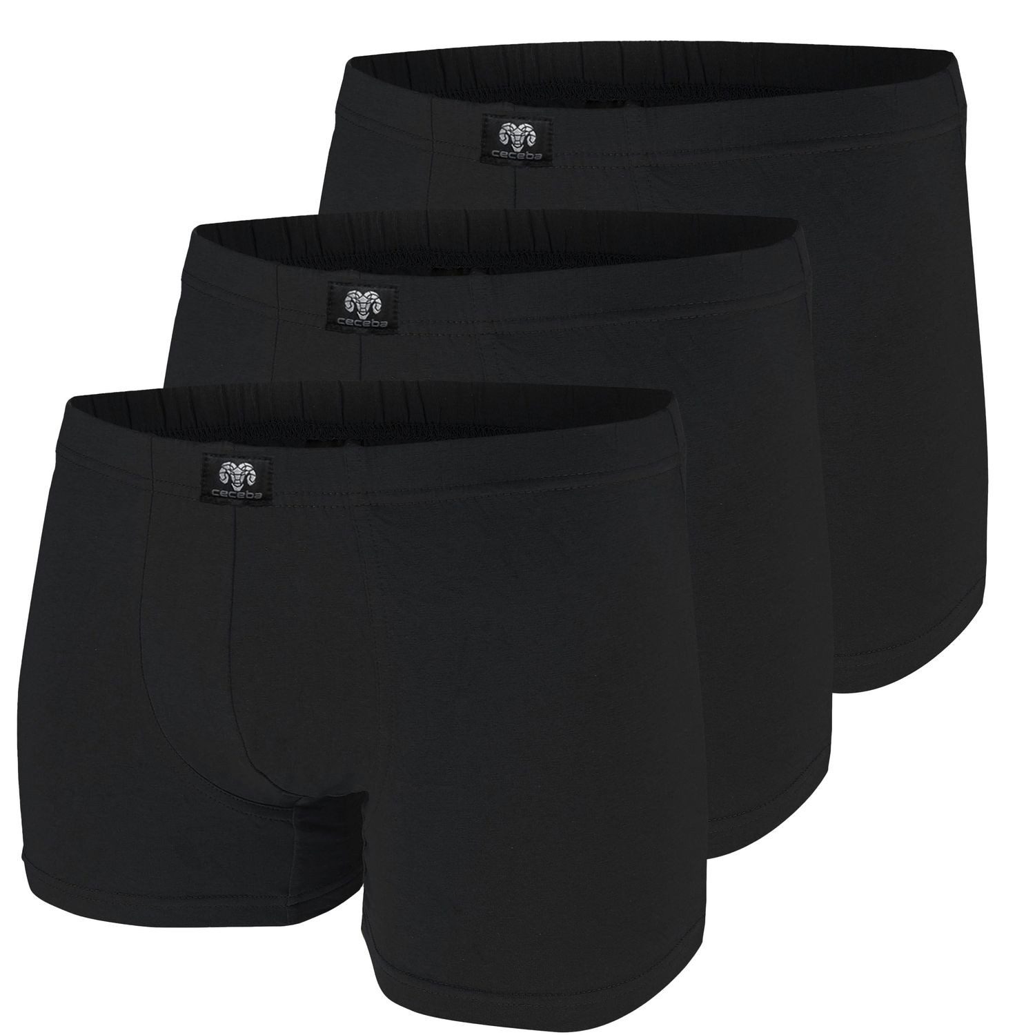 CECEBA Boxershorts (3-St) ohne Eingriff, aufgedoppelter günstig online kaufen