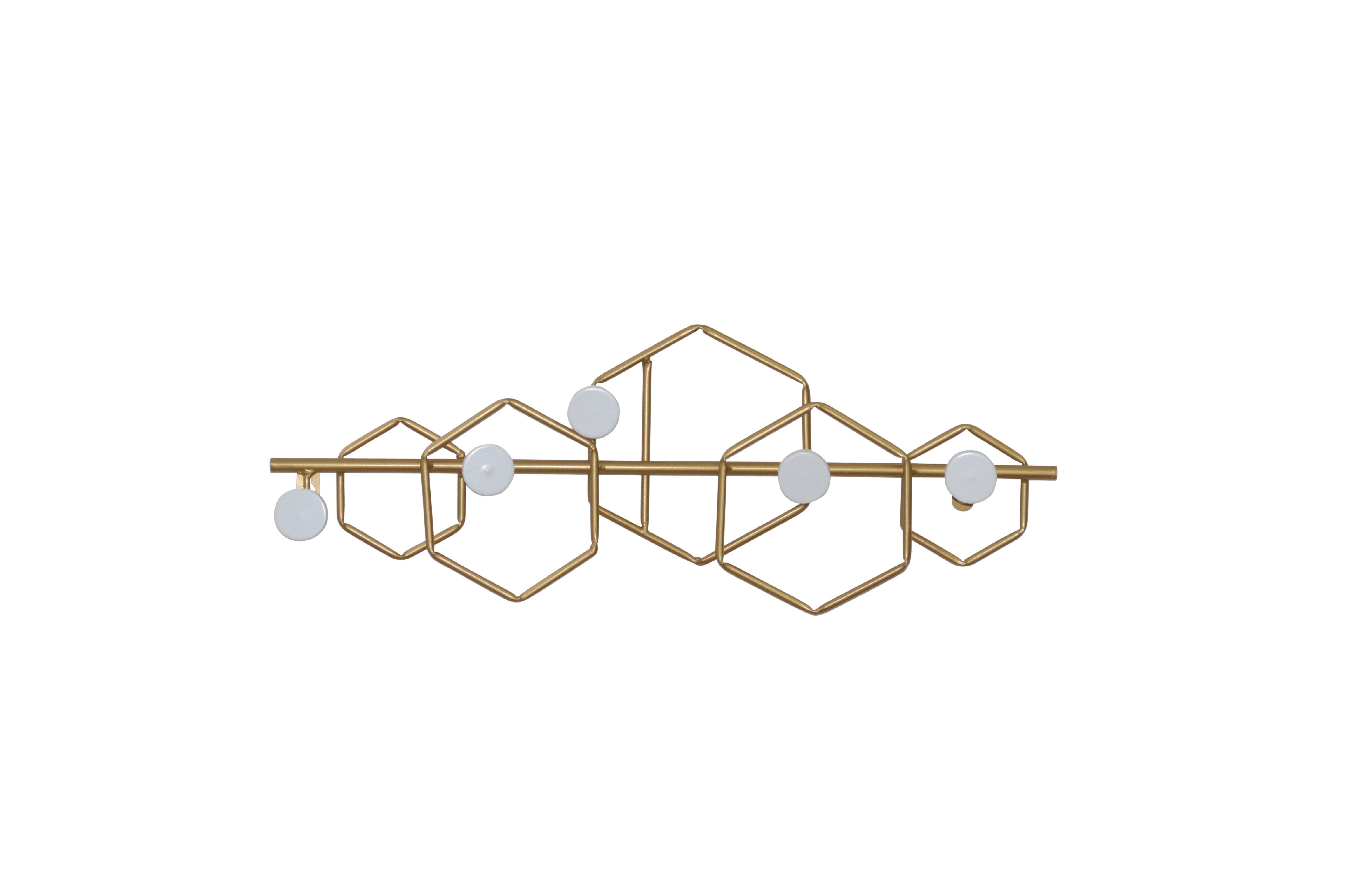 moebel-direkt-online Wandgarderobe Sally, aus Metall, goldfarben beschichte günstig online kaufen