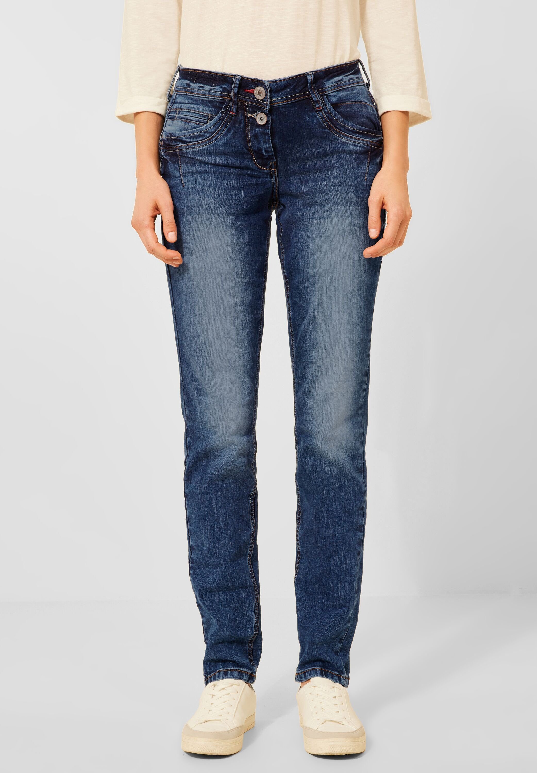 5-Pocket-Style Cecil Loose-fit-Jeans