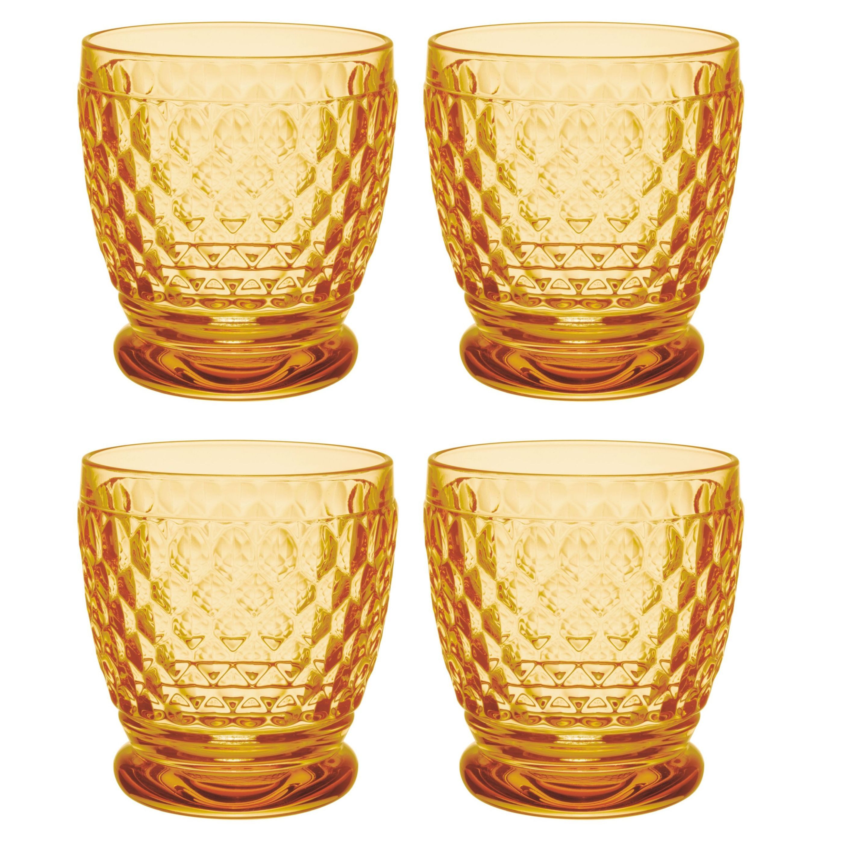 Villeroy & Boch Tasse Boston Saffron, Kristallglas, Spülmaschinenfest