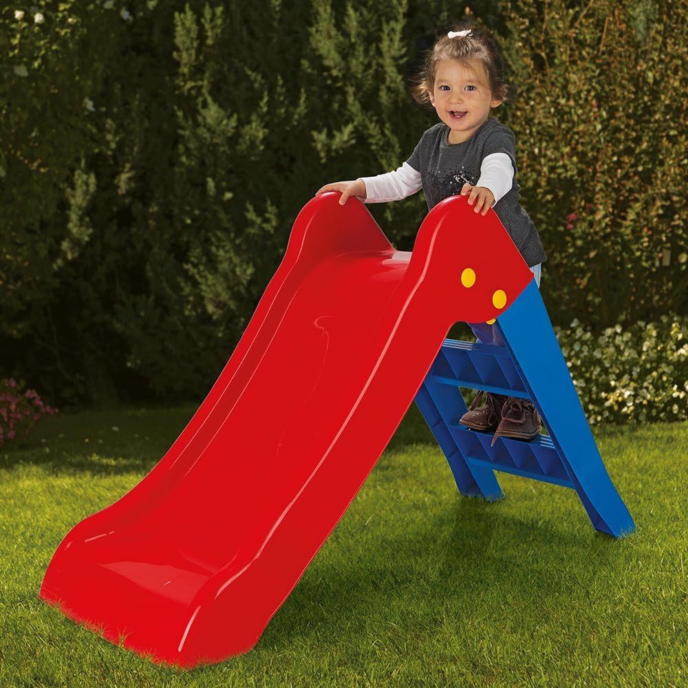 Rutsche Kinderrutsche Outdoor rot/blau Dolu