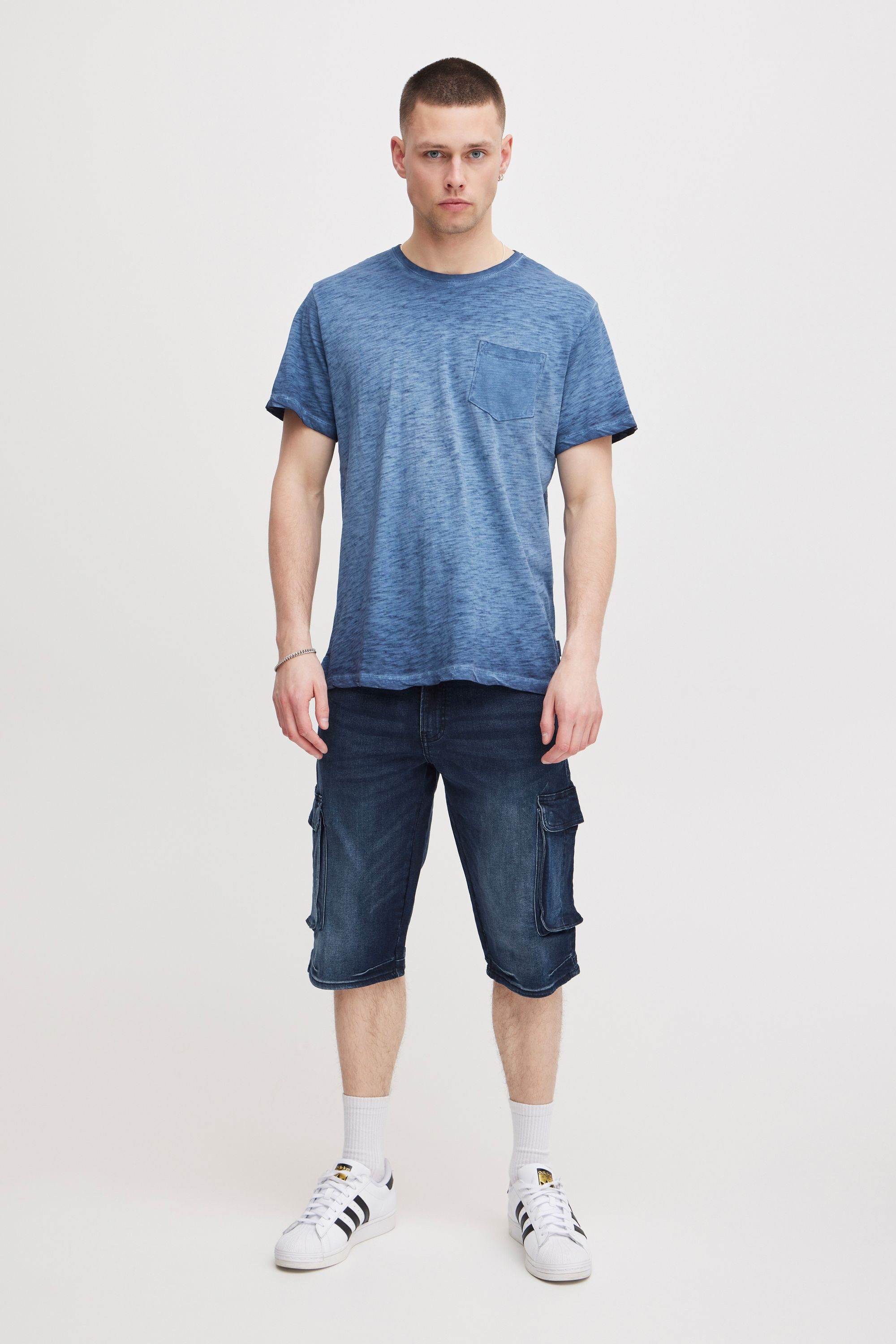 Blend Cargoshorts BHDenim Lässige Cargo-Shorts mit Taschen