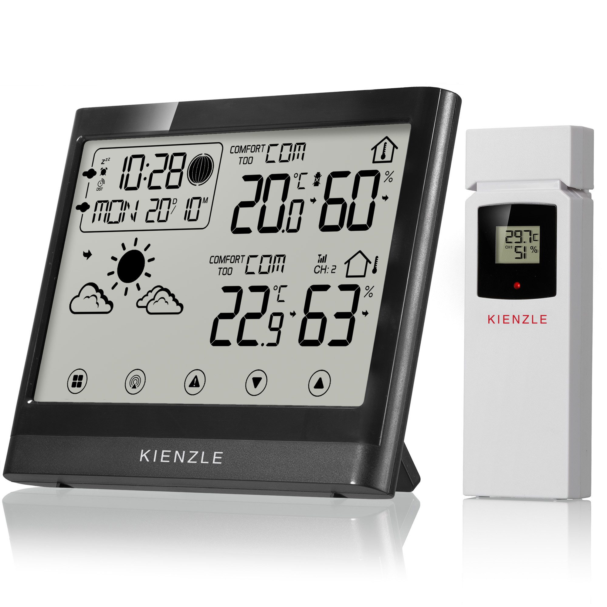 Wetterstation KIENZLE TempTrend NEO Funkwetterstation