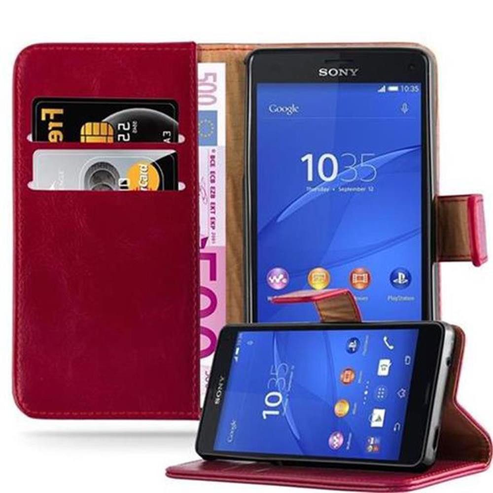 Cadorabo Handyhülle Sony Xperia Z3 COMPACT Sony Xperia Z3 COMPACT, Klappbare Handy Schutzhülle - Hülle - mit Standfunktion und Kartenfach