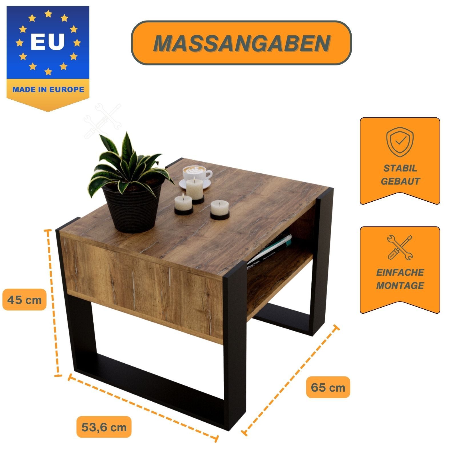 Raumhirsch Furniture Couchtisch Karo65 modern & günstig online kaufen