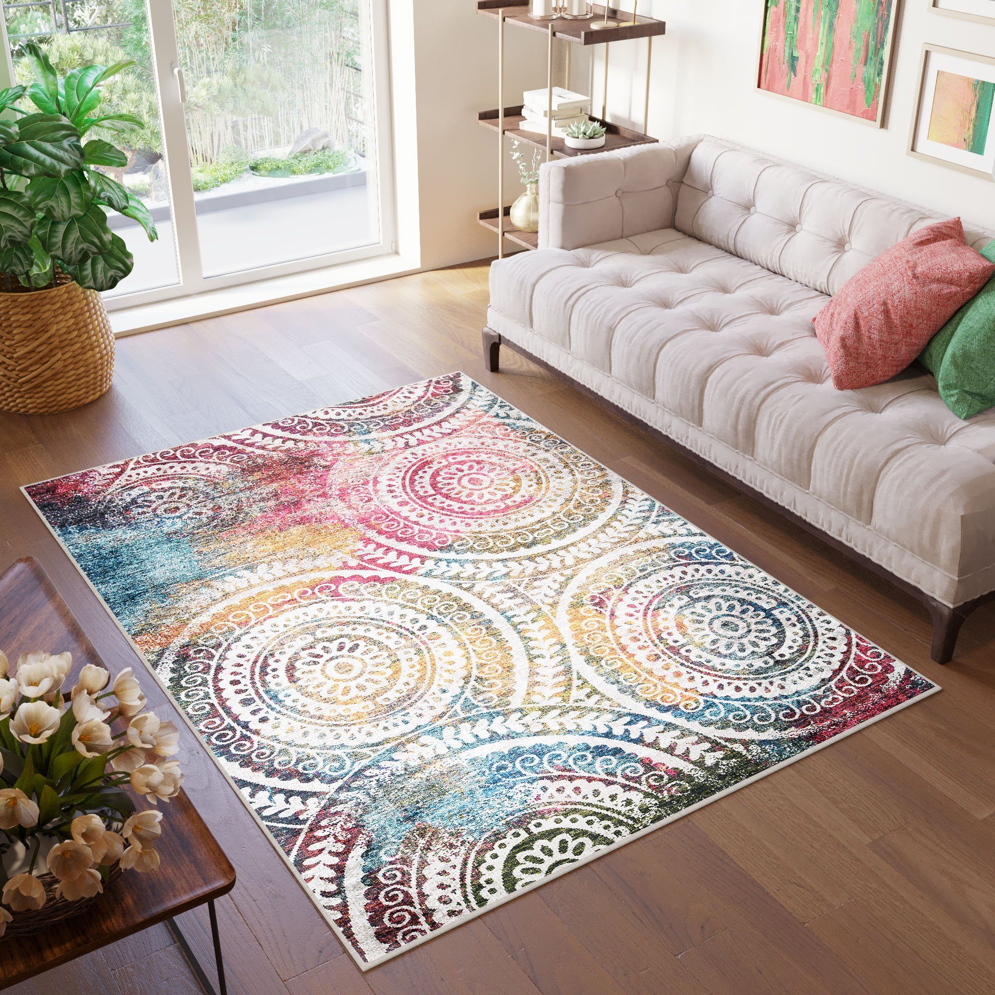 Tapiso Designteppich TOSCANA, rechteckig, Höhe: 6 günstig online kaufen