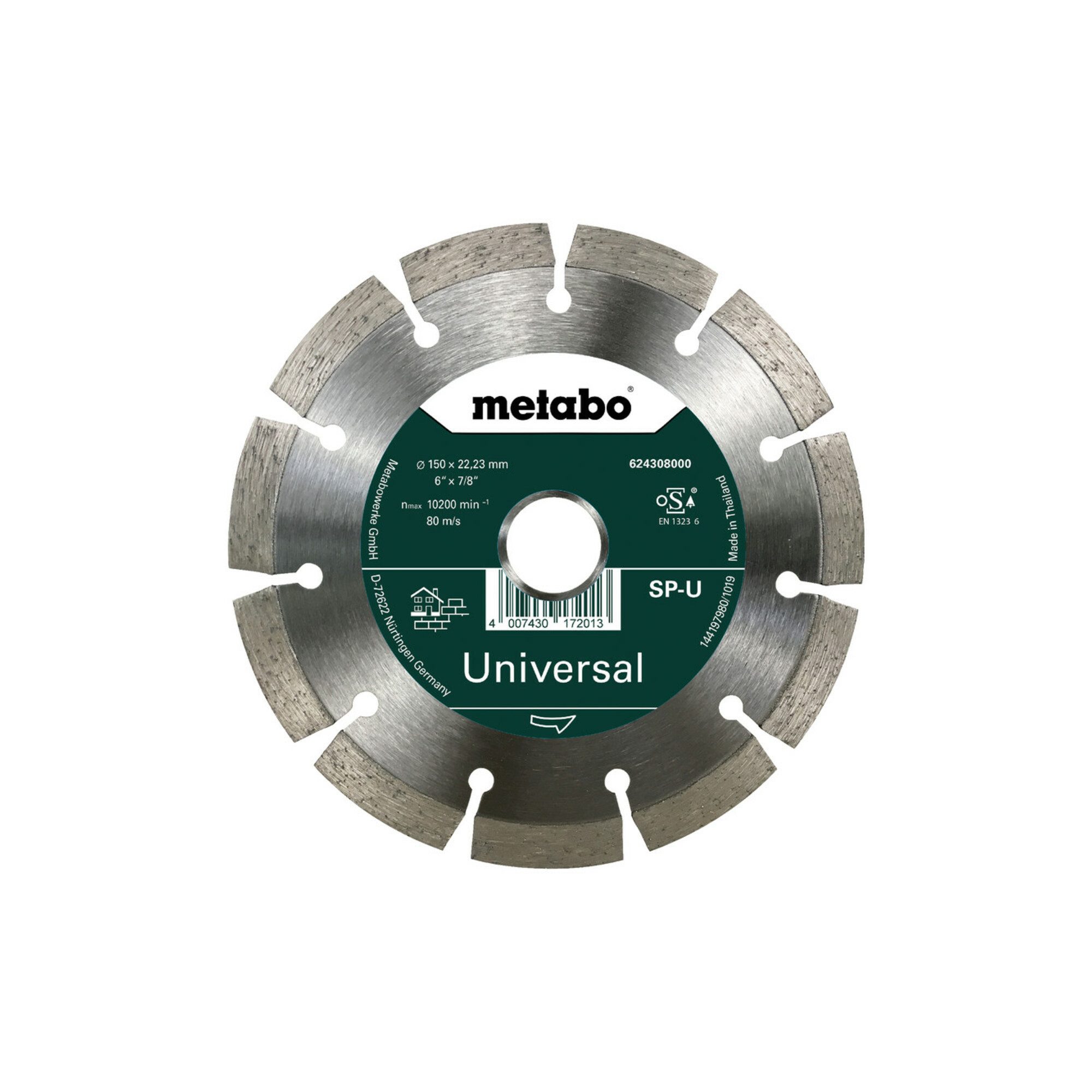 metabo Trennscheiben Metabo Diamanttrennscheibe 150x22,23mm, SP-U, Universal SP