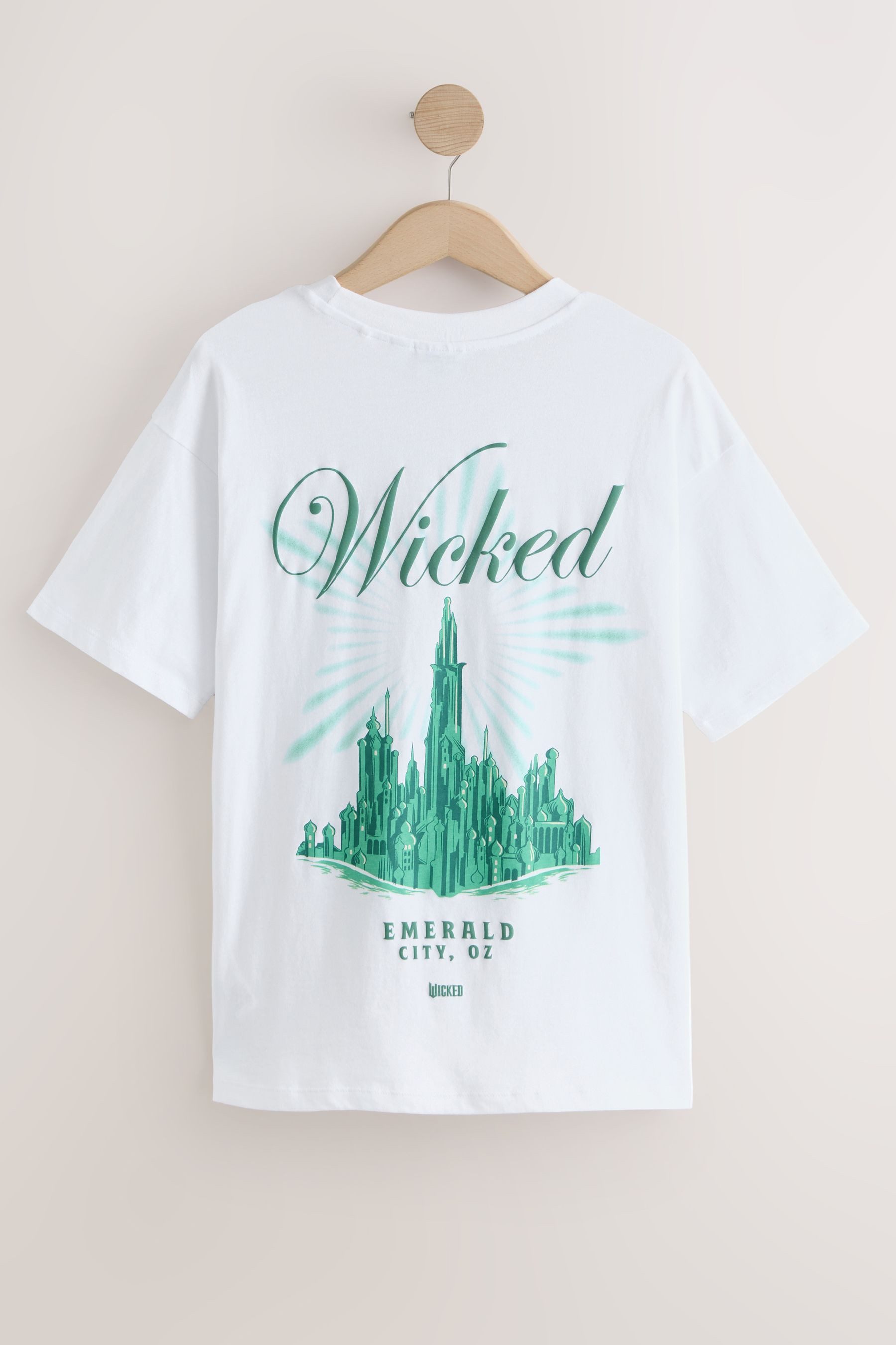 Next T-Shirt Lizenziertes T-Shirt, Emerald City Wicked (1-tlg) günstig online kaufen