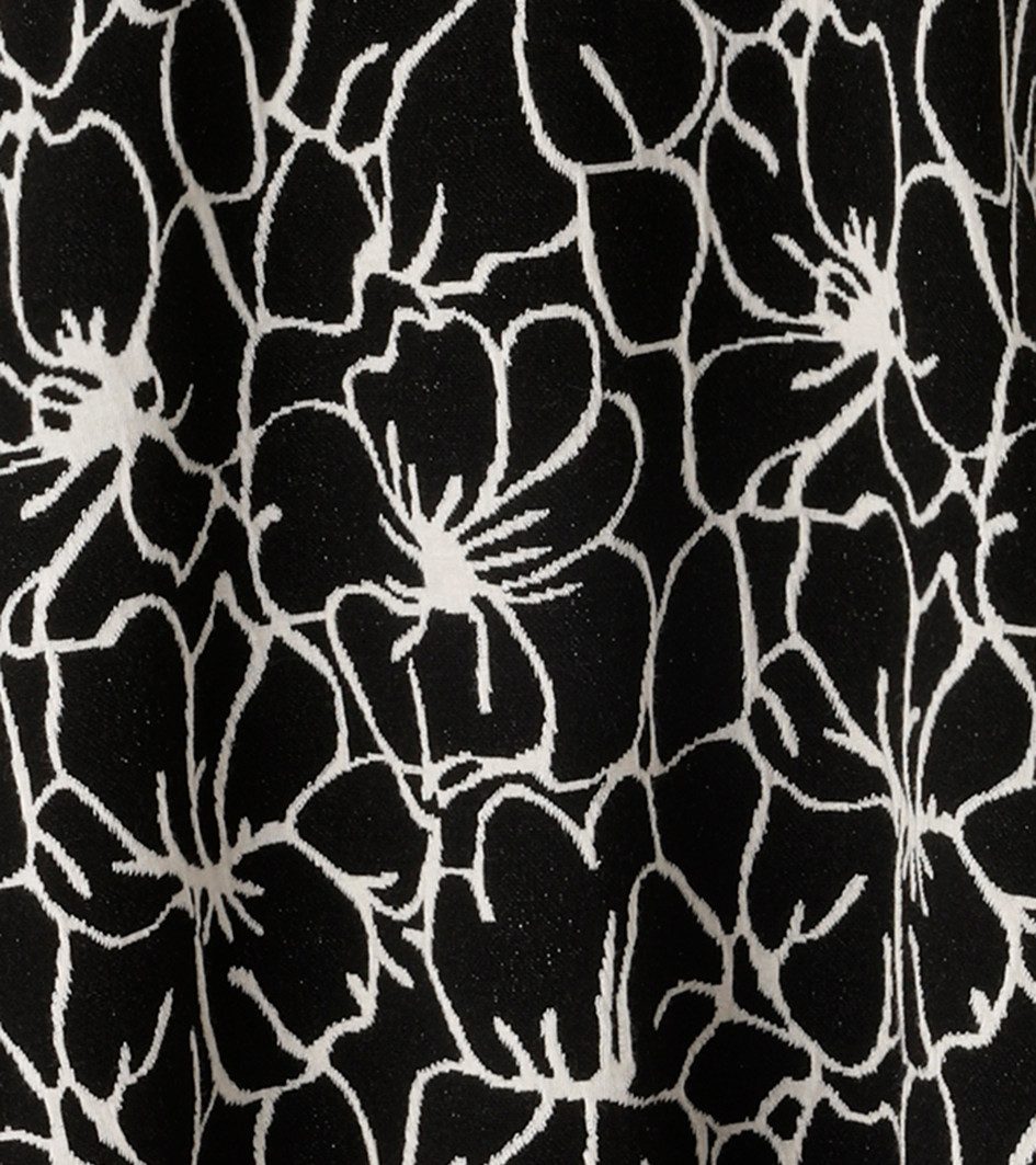 Aniston CASUAL Jerseykleid mit grafischen Blüten - jedes Teil ein Unikat