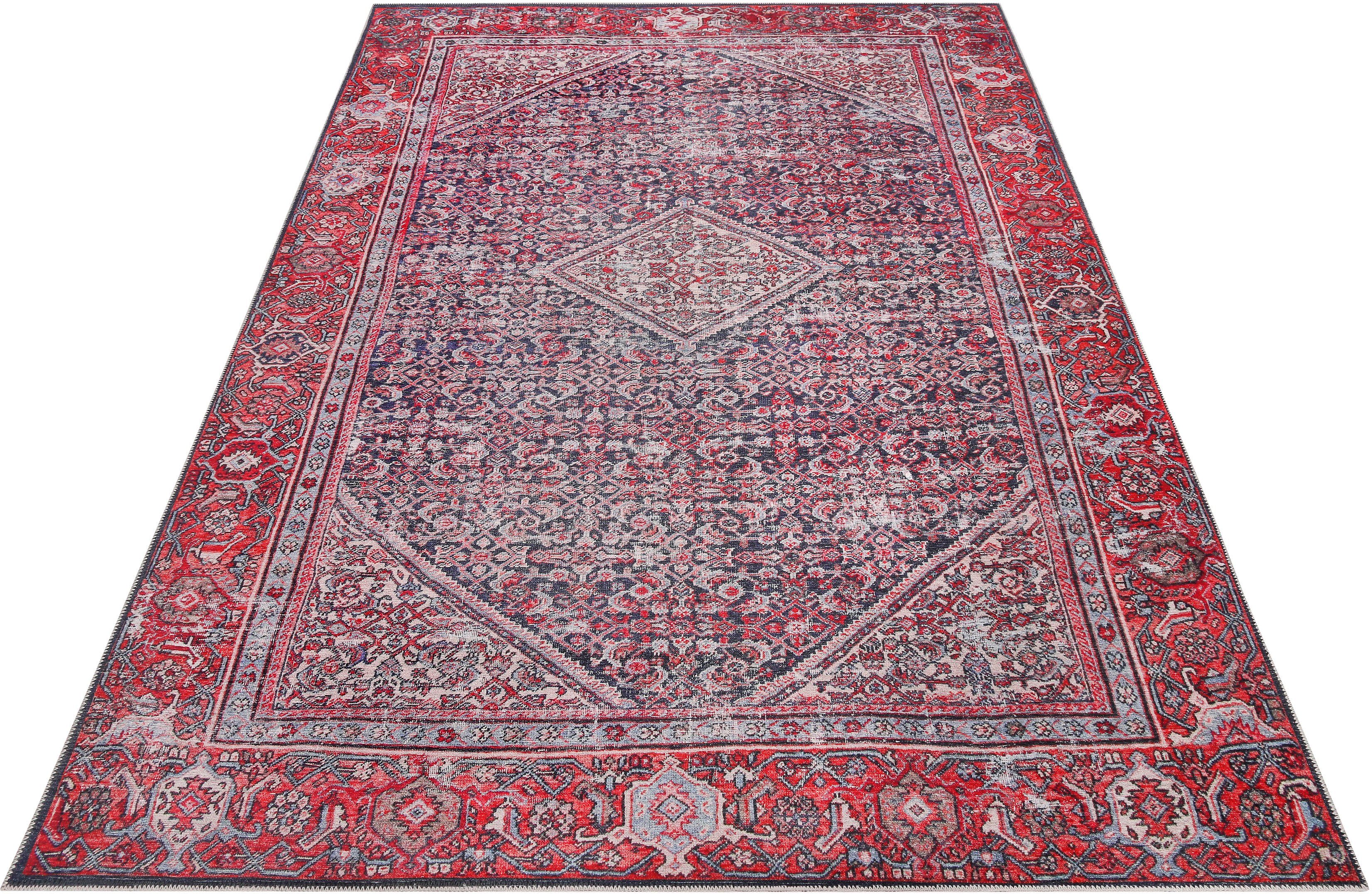 Wecon home Teppich Flashback, rechteckig, Höhe: 6 mm, Wohnzimmer