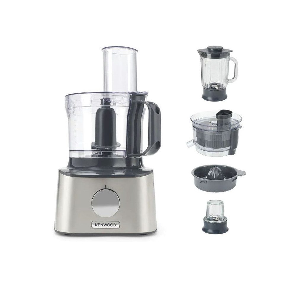 Kenwood Kompakt-Küchenmaschine Multipro Compact, 800 W, 2.1 l Schüssel, Kompakte Küchenmaschine zum Rühren, Mixen, Entsaften