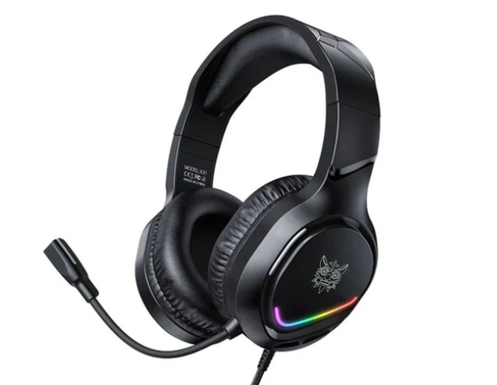 ONIKUMA X31 Schwarz 3,5 mm Gaming-Headset wireless Kopfhörer