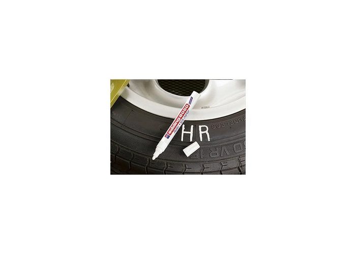 edding Textilmarker Reifenmarker 8050 Strichstärke: 2-4 mm Schreibfarbe: weiß AL9392