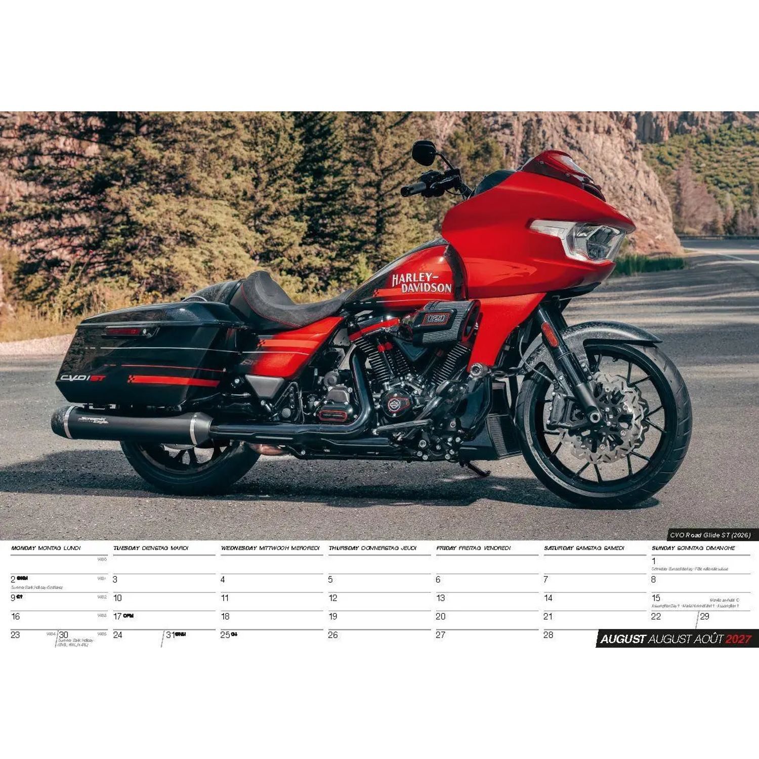 Wandkalender Harleys 2027 - Der Harley Davidson Kalender – Bild 4 von 5