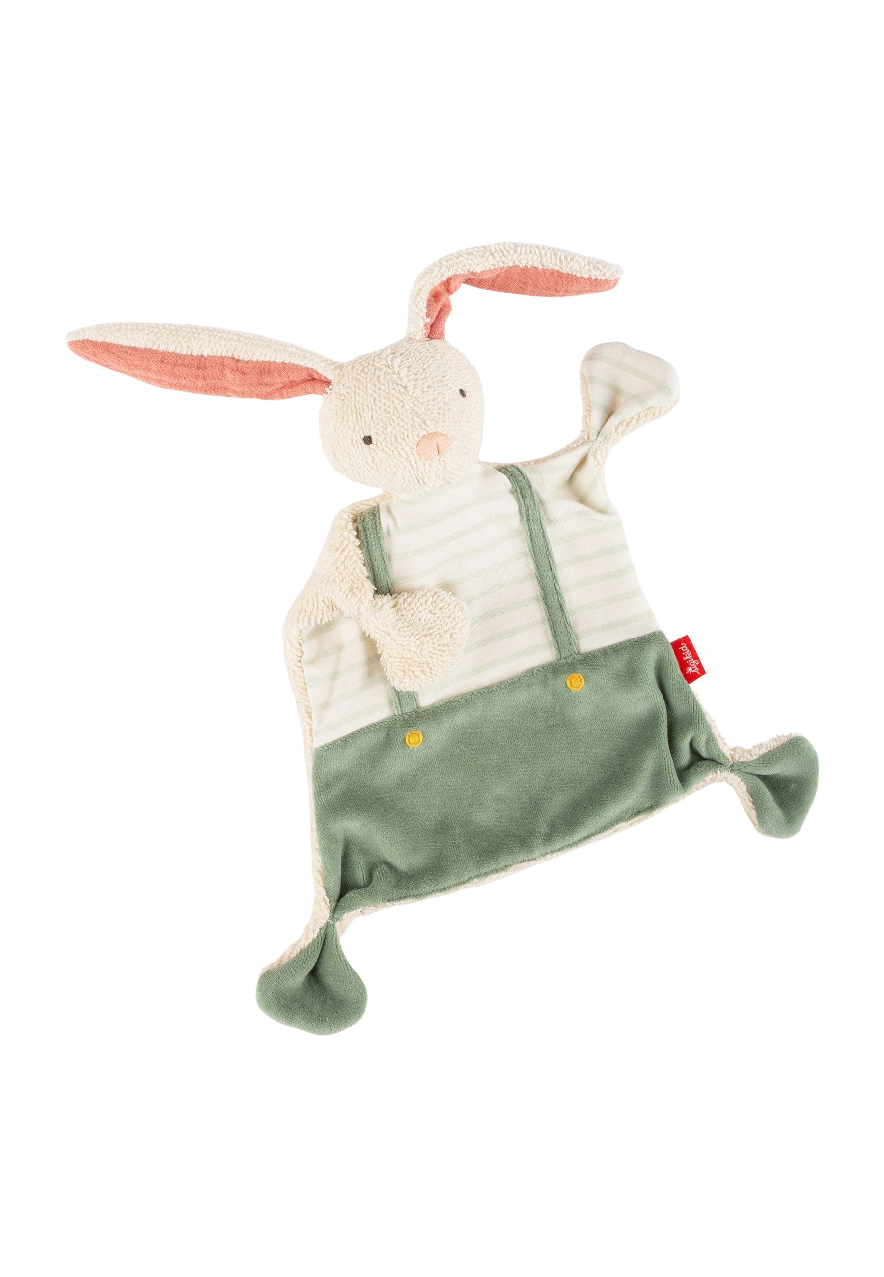 Sigikid Schnuffeltuch Hase grün für Babys und Kinder Jungen, (1-tlg)