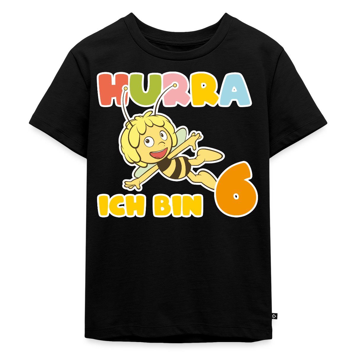 Spreadshirt T-Shirt Biene Maja 6. Geburtstag Kinder Premium T-Shirt (1-tlg)