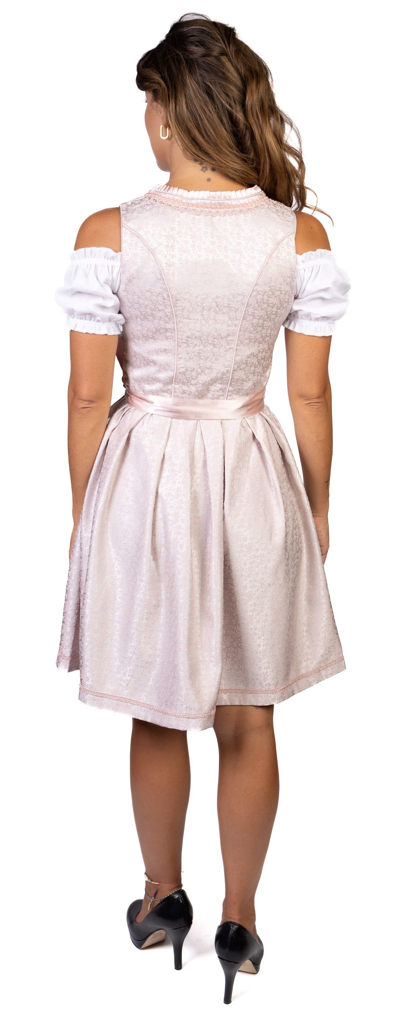 Trachtl Dirndl DIRNDL TRACHTENKLEID DAMEN 3.tlg BELLA ROSA