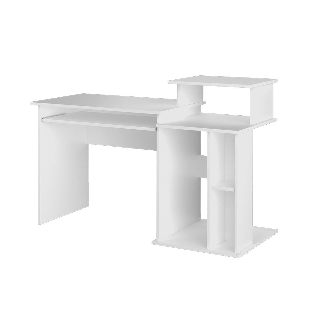 Vicco Schreibtisch Jan, Weiß, 130 x 55 cm günstig online kaufen