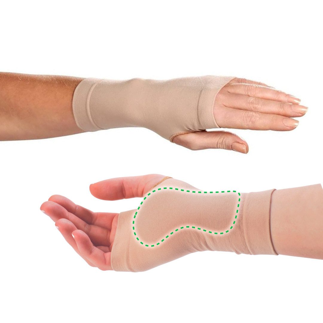 Medosan Armbandage Karpaltunnel Gel-Bandage, inklusive anatomischem Gelpolster