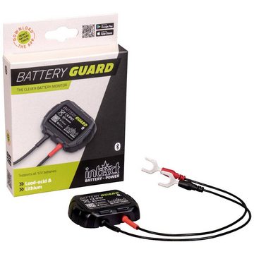 intAct Batterieüberwachung 12V Bluetooth® Verbindung, Autobatterie-Ladegerät (Bluetooth® Verbindung, appfähig, Ladeüberwachung)