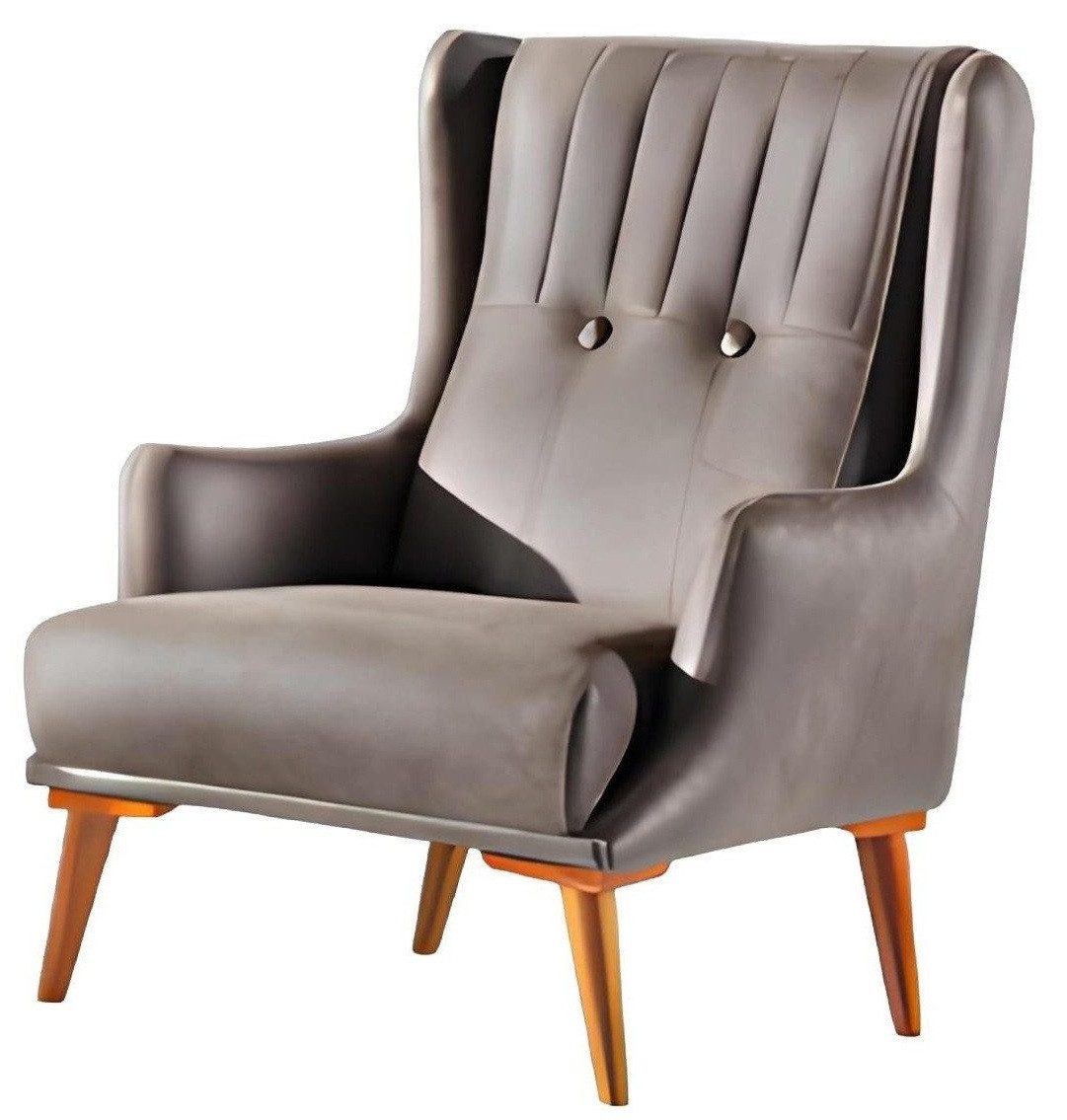 Loungesessel Sessel Design Couch Sofa Relax Leder Lounge Club Polster Sitzer Luxus