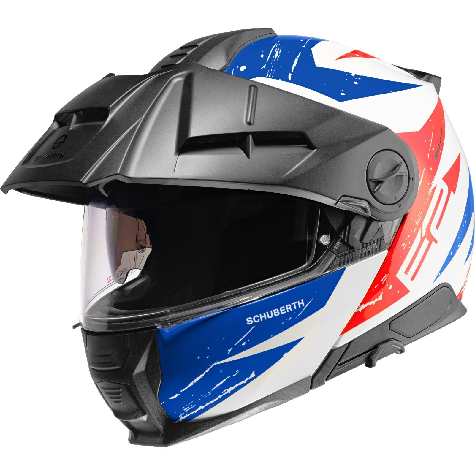 Schuberth Motorradhelm Schuberth E2 Adventure Helm Explorer Blue (1er Set)