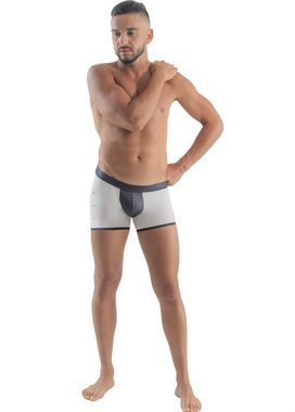 Geronimo Boxershorts Erotic Mission Boxer mit Nieten seitlich White S (Boxer, 1-St) erotisch