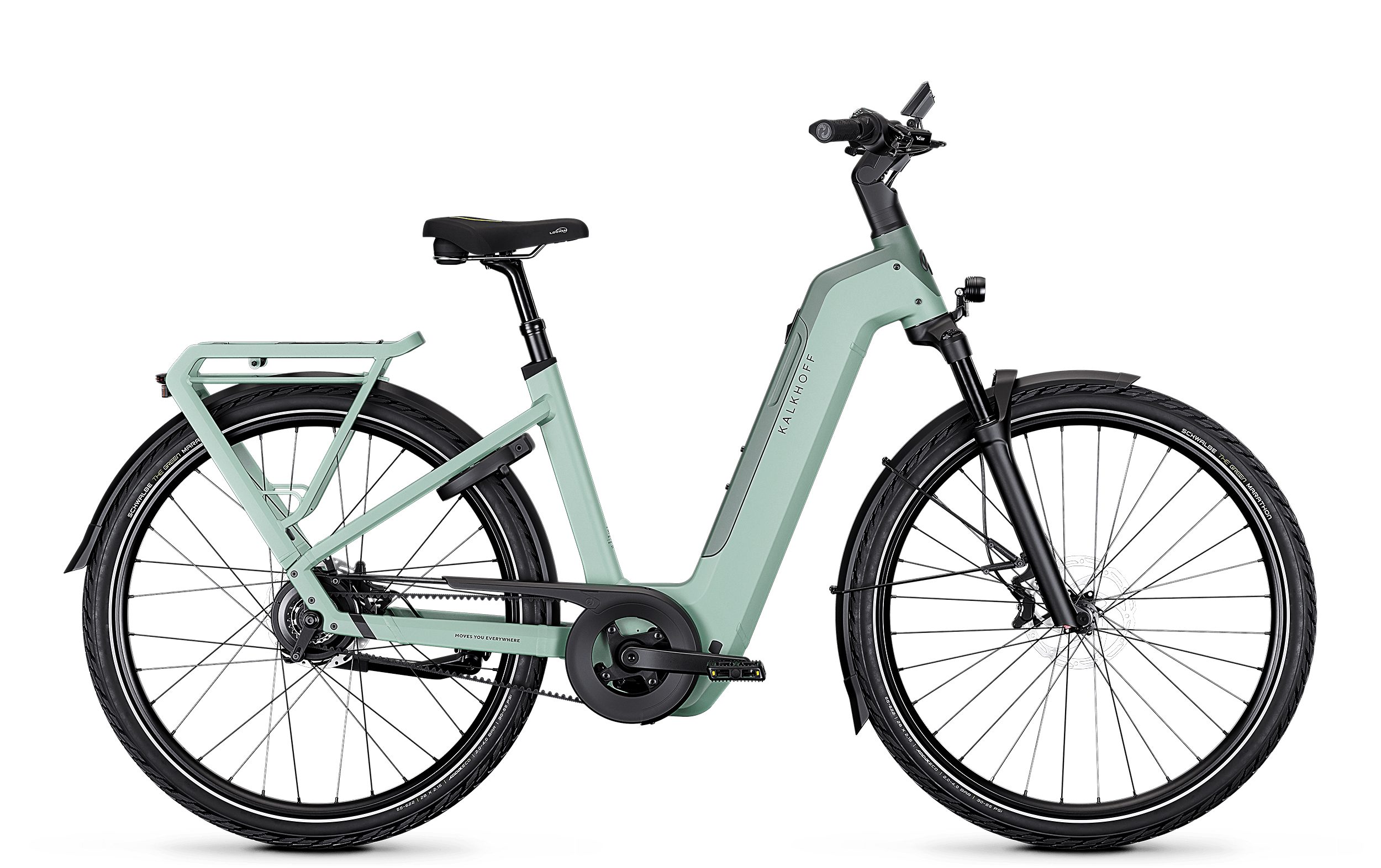 Kalkhoff E-Bike Kalkhoff Image 5+ Advance 800 Wh Damen grün 2026, Enviolo Trekking, Enviolo, Bosch Performance Line PX smart System, 800 Wh