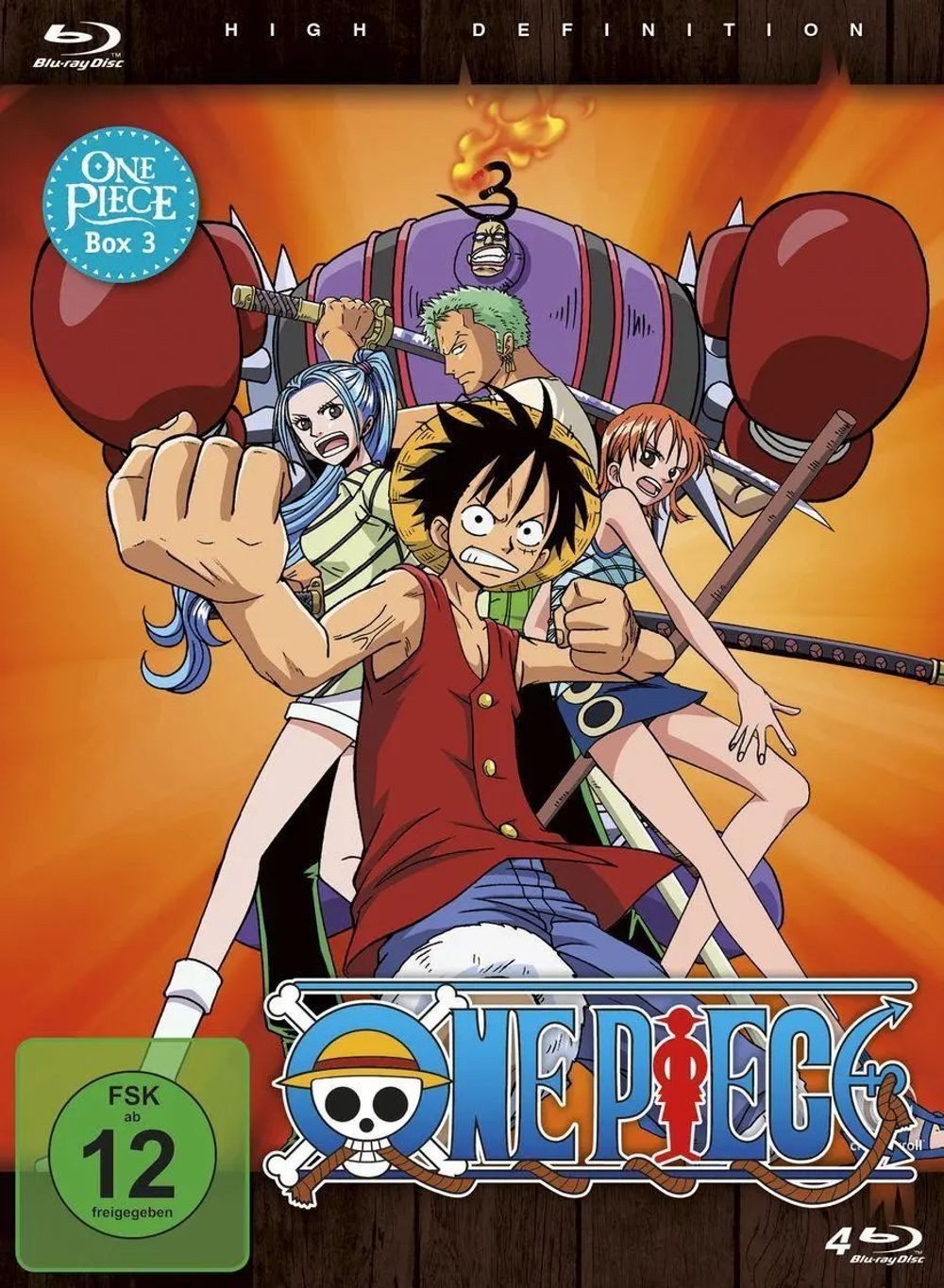 Crunchyroll Blu-ray One Piece - TV-Serie - Box 3 (Episoden 62-92) [4 Blu-rays]