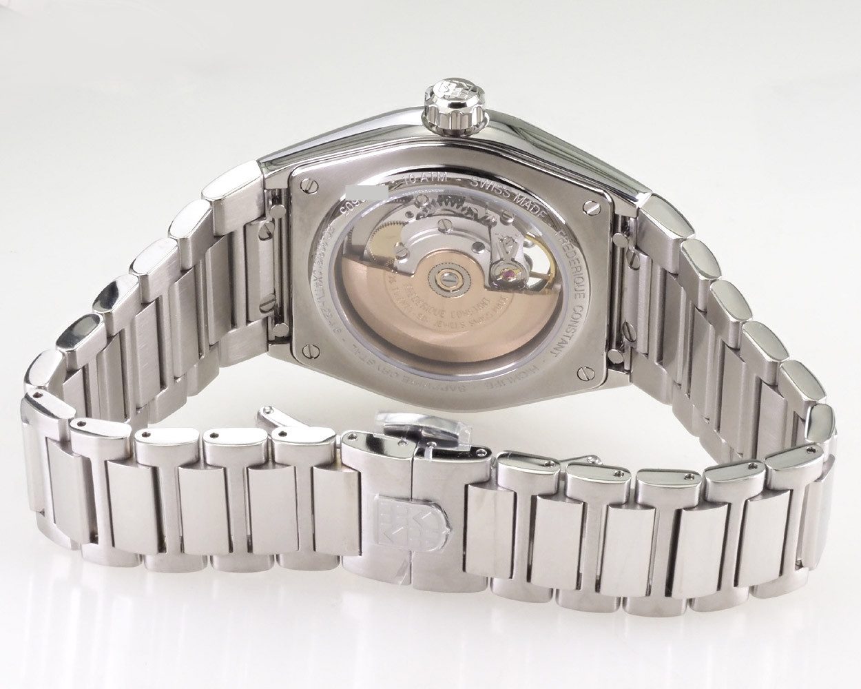 Frederique Constant Luxusuhr Swiss Made Herren Uhr Automatik Highlife Heart Beat FC-310B4NH6B Highlife Heart Beat, Heart Beat Öffnung auf der 12, zusätzliches Kautschuckband