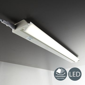 B.K.Licht Lichtleiste Maria, LED fest integriert, Neutralweiß, LED Unterbaulampe, 9W, Lichtleiste, Küche, Beleuchtung Schrankleuchte
