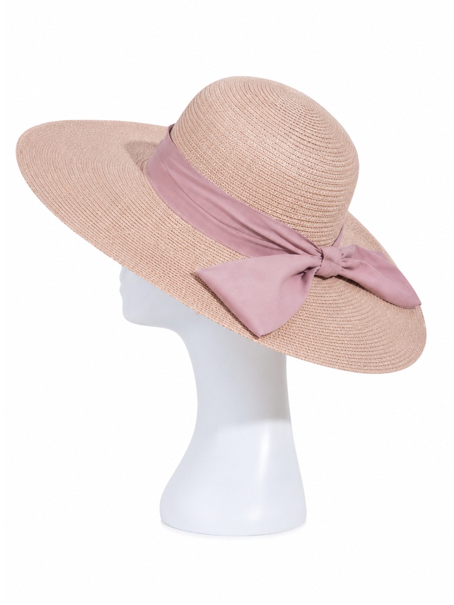 Brise Textil Sonnenhut Eleganter Damenhut mit Zierschleife – Sommer & Strand Breite Krempe für zusätzlichen Sonnenschutz