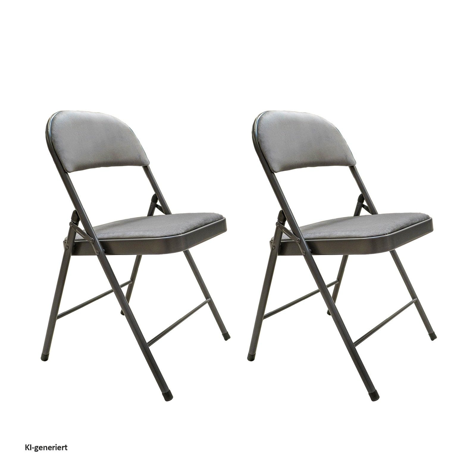 HTI-Living Klappstuhl Klappstuhl Dima Velvet 2er-Set (Set, 2 St), Küchenstuhl gepolstert