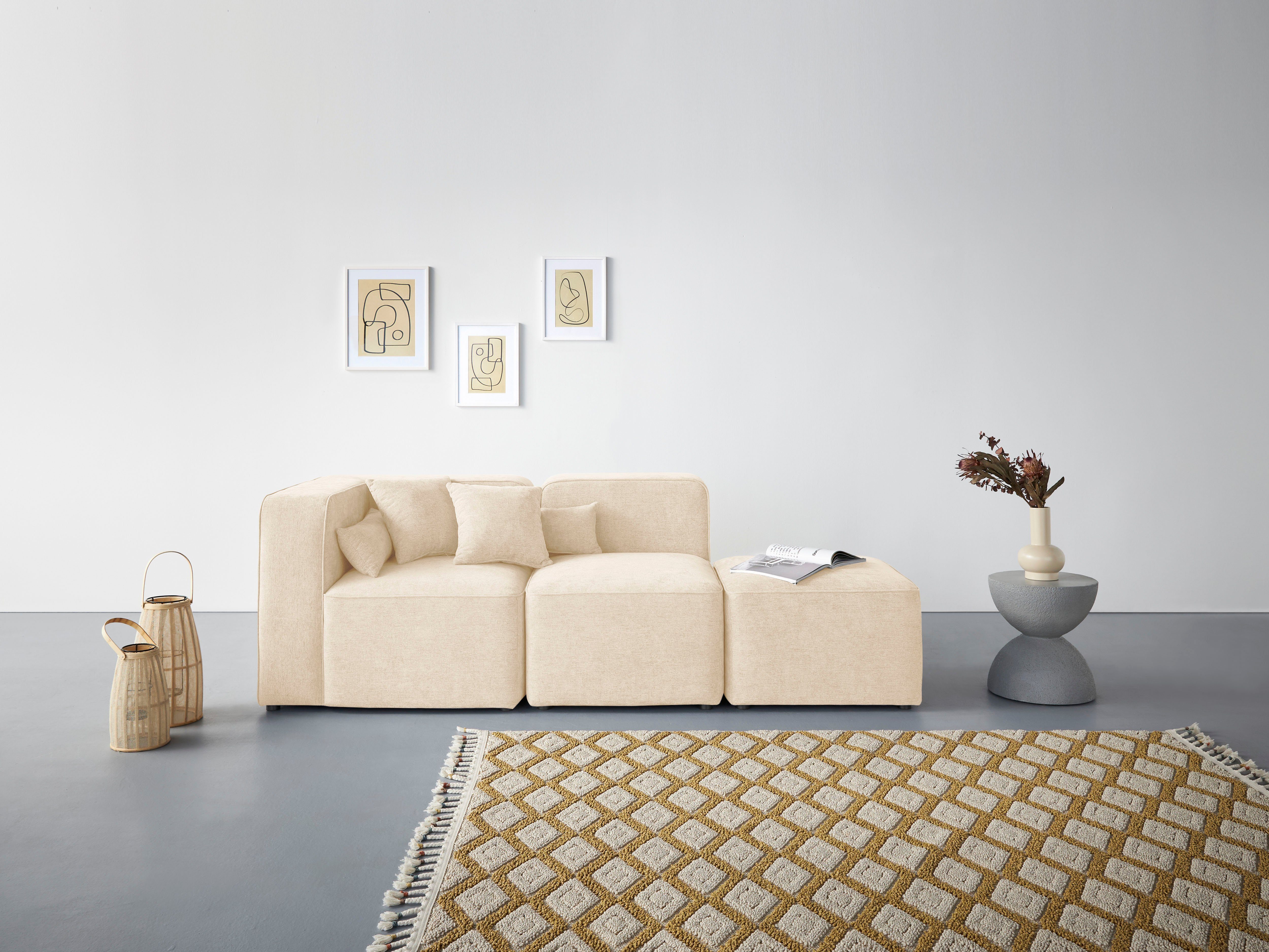 Home affaire 3-Sitzer Sundstrup, Modulserie, individuelle Zusammenstellung